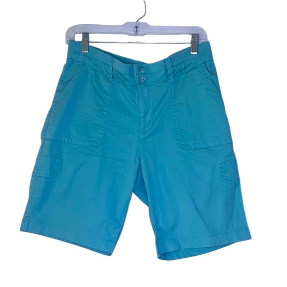 Lee Blue Cargo Shorts Knee-Length Cotton - Picture 1 of 5